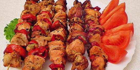 Шашлык из филе курицы