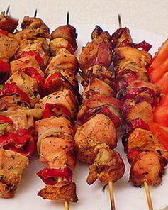 Шашлык из филе курицы