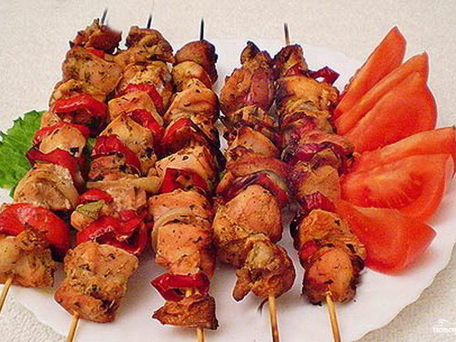 Рецепт шашлыка из филе курицы