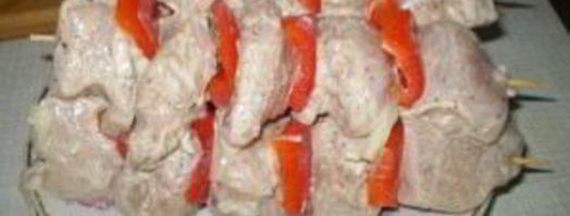 шашлык из филе курицы. Шаг 4