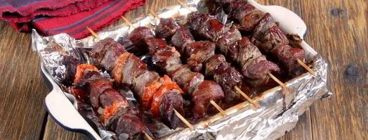 шашлык из говядины в духовке. Шаг 7