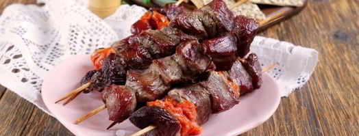 шашлык из говядины в духовке. Шаг 8