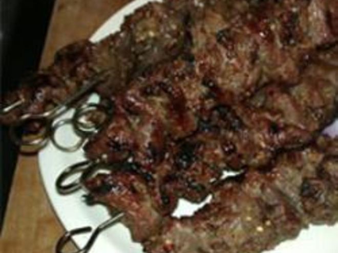 Рецепт шашлыка из говядины в маринаде из красного вина