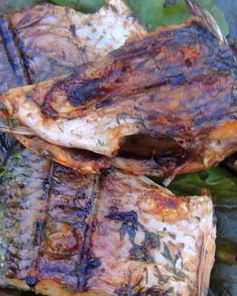 Шашлык из карася