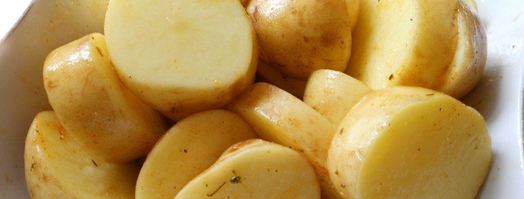 шашлык из картошки с салом. Шаг 2