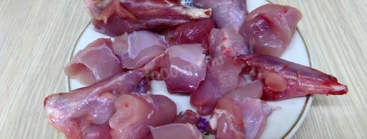 шашлык из кролика на минеральной воде. Шаг 2