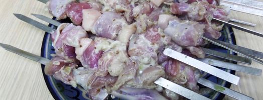 шашлык из кролика на минеральной воде. Шаг 8