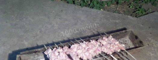 шашлык из кролика на минеральной воде. Шаг 9