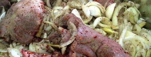 шашлык из кролика. Шаг 4