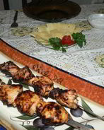 Шашлык из куриной грудки