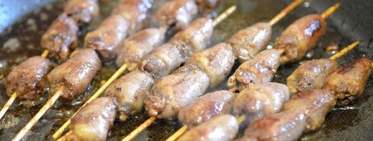 шашлык из куриных сердечек. Шаг 8