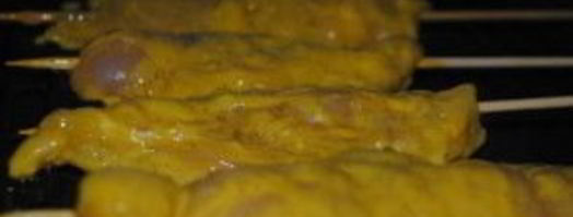 шашлык из курицы на шпажках. Шаг 5