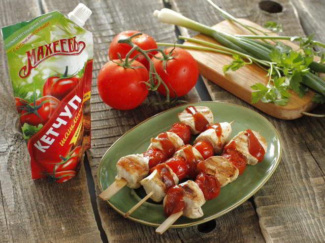 Рецепт шашлыка из курицы с помидорами черри