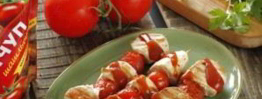 шашлык из курицы с помидорами черри. Шаг 3