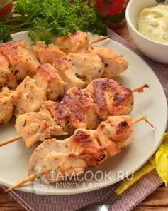 Шашлык из курицы в мультиварке