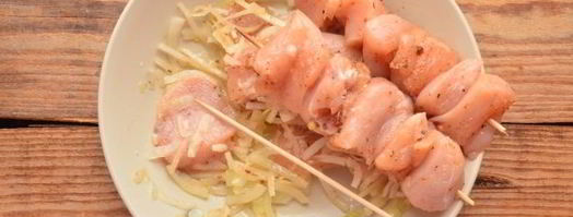 шашлык из курицы в мультиварке. Шаг 7