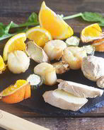 Шашлык из морских гребешков