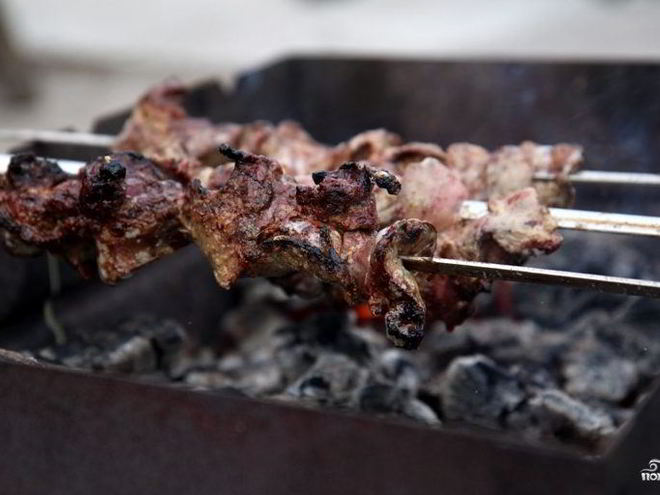Рецепт шашлыка из печени куриной