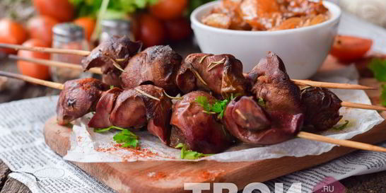 Шашлык из печени