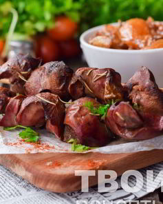 Шашлык из печени