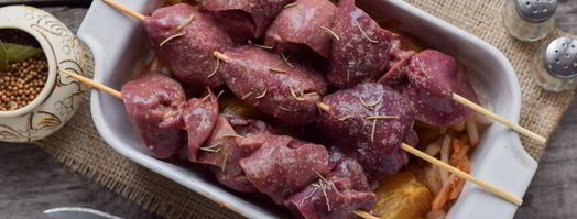 шашлык из печени. Шаг 5