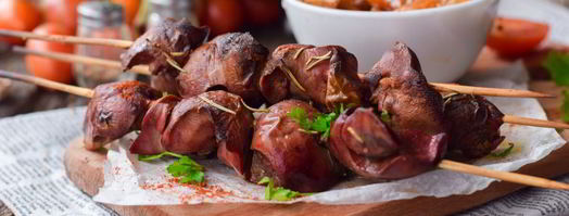 шашлык из печени. Шаг 8