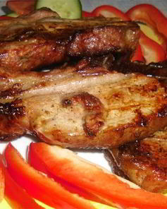 Шашлык из ребрышек свиных