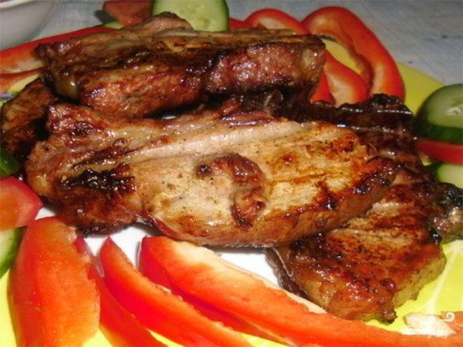 Рецепт шашлыка из ребрышек свиных