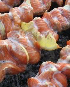 Шашлык из речной рыбы