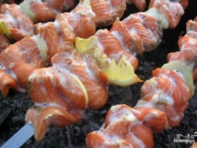 Рецепт шашлыка из речной рыбы