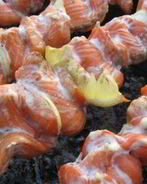 Шашлык из речной рыбы