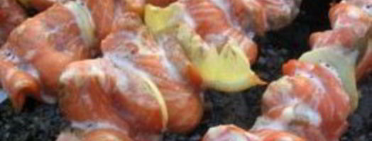 шашлык из речной рыбы. Шаг 3