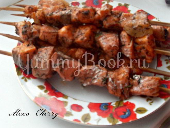 Рецепт шашлыка из семги