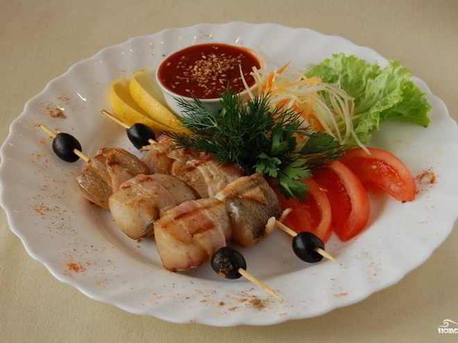 Рецепт шашлыка из судака