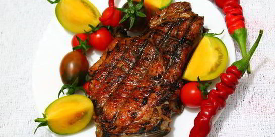 Шашлык из свинины на косточке