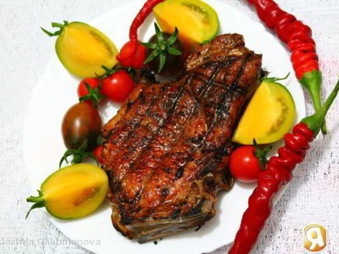 Рецепт шашлыка из свинины на косточке
