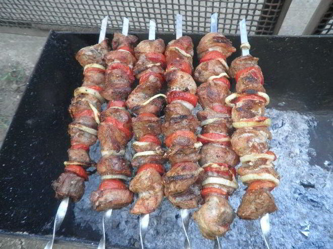 Рецепт шашлыка из свинины с горчицой