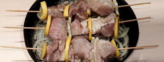 шашлык из свинины с лимоном в аэрогриле. Шаг 8