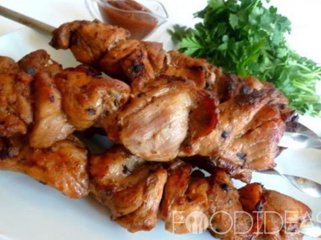 Рецепт шашлыка из свинины с лимоном