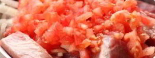 шашлык из свинины с помидорами. Шаг 2