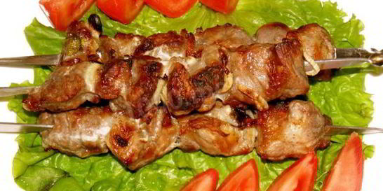 Шашлык из свинины с уксусом