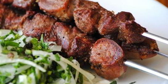 Шашлык из свинины в духовке