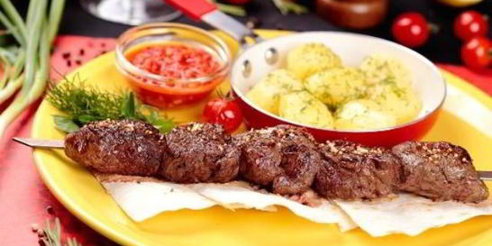 Шашлык из телятины без маринада