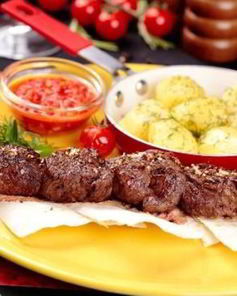 Шашлык из телятины без маринада