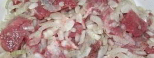 шашлык из телятины на минеральной воде. Шаг 3