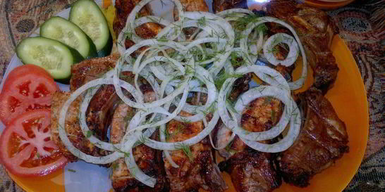 Шашлык из телятины по-армянски