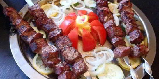 Шашлык из телятины по-азербайджански