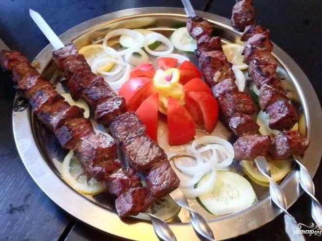 Рецепт шашлыка из телятины по-азербайджански