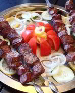 Шашлык из телятины по-азербайджански