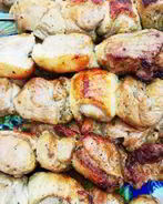 Шашлык из утки в коньяке